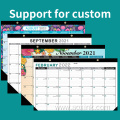 Solid color desktop custom printing desk 2022 calendar